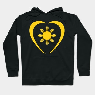 Pinoy Sun Third Culture Series (Heart) (Yellow) Hoodie